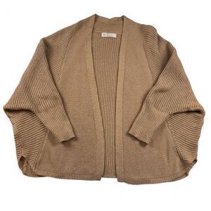 Leela & Lavender Women’s Beige Knit Cardigan Sweater Size Large